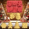 JDICTION 3D Christmas Silicone Mold Large Xmas Baking Mold with Scraper for Cakes Soap Chocolate Candy and Candles - 4 of 4