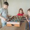 Gymax Foosball Table Table Top Soccer Game for Arcades and Scoreboards Mini Indoor Soccer Set for Kids Family Night Party Game Room - 2 of 4