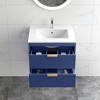KTMBDW 24 Inch Bathroom Vanity with Sink Combo,Floating Bathroom Vanity with 2 Drawers & Metal Handle, Wall Mount Storage Cabinet for Small Space - 4 of 4