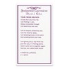 Black Bow Jewelry Sterling Silver, CZ & Mother of Pearl Tear From Heaven Necklace, 18 In - 3 of 4