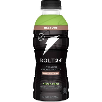 BOLT24 Collagen Apple Pear Hydration Drink  - 16.9 fl oz Bottle