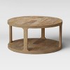 Castalia Round Natural Wood Coffee Table - Threshold™ - image 3 of 4