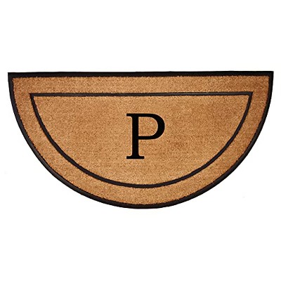 Calloway Mills 106573672P The General Monogram Doormat, 24" x 36", Letter P