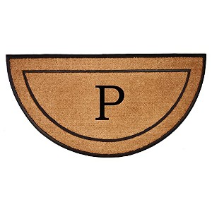 Calloway Mills 106573672P The General Monogram Doormat, 24" x 36", Letter P - 1 of 1