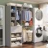 Aheaplus Closet System with Wooden Drawers and Two Hanging Rods - 3 of 4