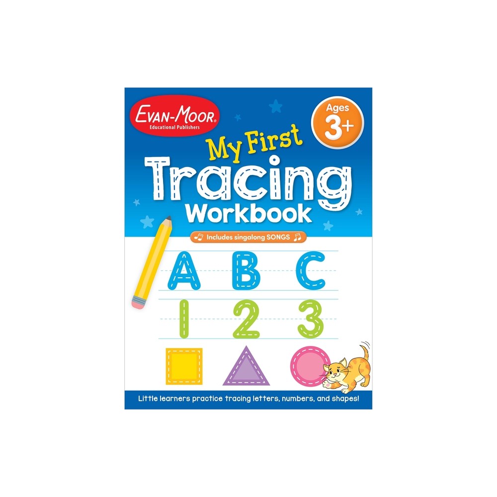 My First Tracing Book - (My First Workbook) by Evan-Moor Educational Publishers (Paperback)