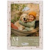 PosterPalooza | Photo Size Shabby Chic White Picture Frame - UV Acrylic, Foam Board Backing, Hanging Hardware - 3 of 4