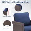 Buenhomino 2-Piece Outdoor Wicker Chair Set, Rust-Proof Frame & UV-Resistant Rattan with All-Weather Cushions - 4 of 4