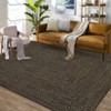 Modern Washable Area Rug, Soft Non-Slip Carpet for Living Room & Bedroom, Large Farmhouse Throw Rug, Non-Shedding, Stain Resistant (Multi) - 3 of 4