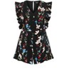 Women's Plus Size Fee Print Playsuit - black | CITY CHIC - image 4 of 4