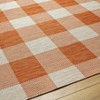 Hauteloom Meris Aqua Blue Plaid Area Rug - 4 of 4