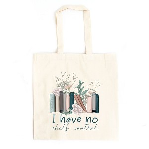 City Creek Prints No Shelf Control Canvas Tote Bag - 15x16 - Natural - 1 of 2