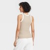 Women's Slim Fit Ribbed Tank Top - A New Day™ - 2 of 4