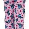 Seven Times Six Disney Stitch Pajamas Women's Plush Heart Accents Lounge Sleep Pants - 4 of 4