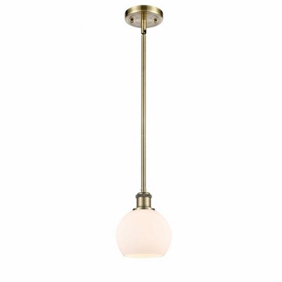 Athens - 1 Light Mini Pendant In Industrial Style-7.88 Inches Tall and 6 Inches Wide