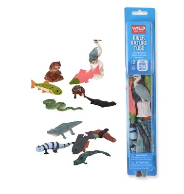 Wild Republic Nature Tube River Figurines, 12 Pieces : Target