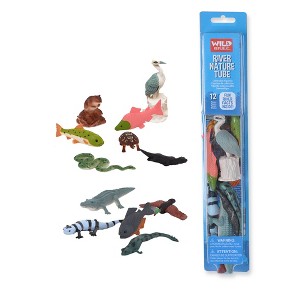 Wild Republic Nature Tube River Figurines, 12 Pieces - 1 of 1