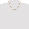 Black Bow Jewelry 3.35mm, 14k Yellow Gold, D/C Quadruple Rope Chain Necklace - 2 of 4