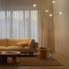 Brightech Orion 5 Modern Integrated LED Swing Arm Arc Floor Lamp Brushed Nickel: 6ft Tall - 2 of 4