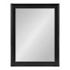 Kate and Laurel Scoop Framed Wall Mirror, 22x28, Black - 2 of 4