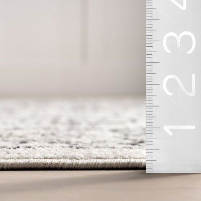 Minta Gray Vintage Reversible Rectangular Area Rug