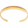 Anna-Kaci Women's Slim Polished Cuff Bracelet with Gold Tone Minimalist Jewelry Piece- Gold - 3 of 4
