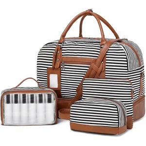 Weekender Bags for Women Large Overnight Bag Weekend Travel Duffel Bag Carry on Shoulder with Shoe Compartment - 1 of 4