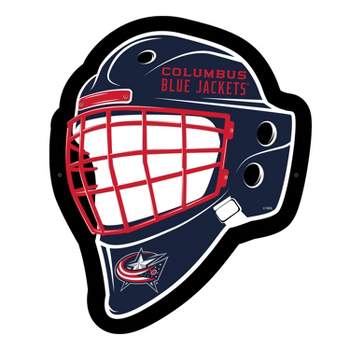 Evergreen Ultra-Thin Edgelight LED Wall Decor, Helmet, Columbus Blue Jackets- 15.6 x 19 Inches Made In USA