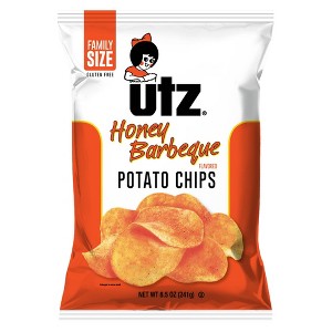 Utz Honey Barbeque Potato Chips - 7.75oz - 1 of 4