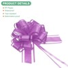 Unique Bargains Plastic Glossy Appearance Waterproof Gift Wrapping Pull Bows 20 Pcs - 2 of 4