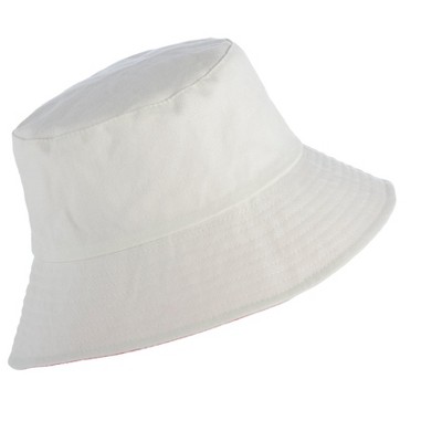 Pink and White Reversible Bucket Hat - image 3