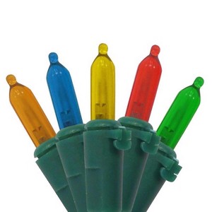 Celebrations Blue LED Mini Multicolored 50 CT String Christmas Lights 16 FT - Case of 12 - 1 of 1