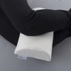 Dr Pillow Half Moon Lumbar Pillow Cases set of 2 White - 2 of 4