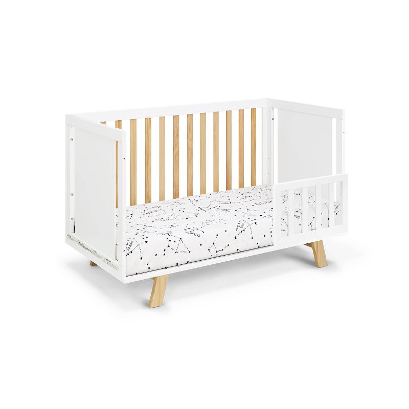 Suite Bebe Livia 3-in-1 Convertible Island Crib - White/Natural, 4 of 10