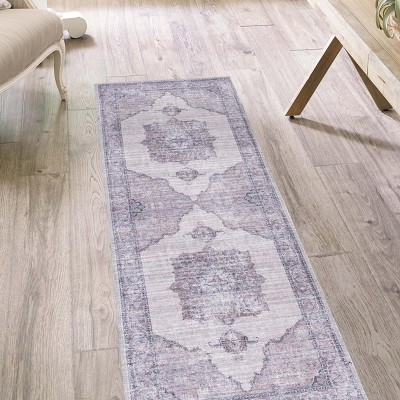 Unique Loom Mangata Mariah Medallion Washable Indoor Flatweave Woven Area Rug