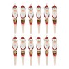 Melrose Santa Drop Ornament (Set of 12) - 3 of 3