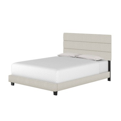 Marino Linen Channel Upholstered Platform Bed - Eco Dream