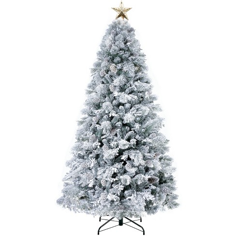 Home Imports Emporium Darla Prelit Snowy Christmas Tree with Tree Topper - image 1 of 4