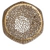 NicBex Modern 20" Round Aluminium Coffee Table with Hollow Design for Living Room and Bedroom - 4 of 4