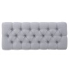 PAGED Contemporary Ottoman with Half-Circle Legs Multi-Functional End Of Bed Bench with Button-tufted Diamond Stitch for Family Room, Bedroom - 3 of 4