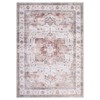 Area Rug,Washable Vintage Distressed Rug, Traditional Medallion Carpet, Soft Non-Slip Indoor Rug for Living Room Bedroom Home Office - 2 of 4