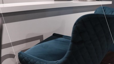 30" Quinn Natural Metal and Wood Backless Barstool