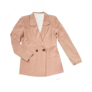 Women's Wo's Linen 2 Button Blazer - Blu Pepper - 1 of 1