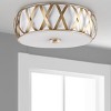 Charing 2 Light 15.4 Inch Dia Cross Flush Mount   - Safavieh - 3 of 4