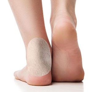 Steins Moleskin Adhesive Foot Pads, Oval Metatarsal Cushion, Blister Pads, Relieves Pain from Callus and Blisters, Heel Protector from Blisters, - 1 of 2