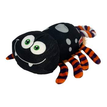 KONG Halloween Cozie Tuggz Black Spider Dog Toy
