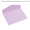 Unique Bargains Greeting Notes Party Paper Blank Business Card Holder Mini Envelopes - 4 of 4