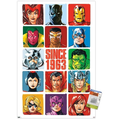 Trends International Marvel Avengers: Beyond Earth's Mightiest - Grid Unframed Wall Poster Prints