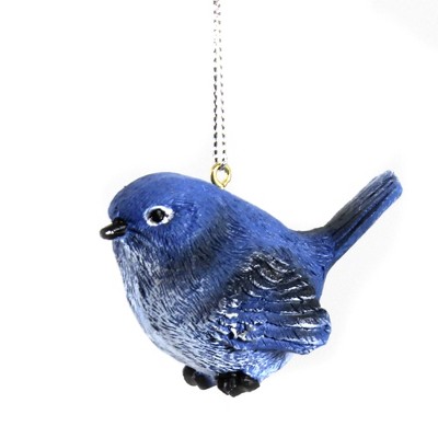 Holiday Ornament 1.5" Bluebird Of Happiness Home  -  Tree Ornaments
