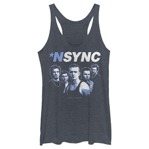 Women's NSYNC Attitude Pose Racerback Tank Top - 1 of 4